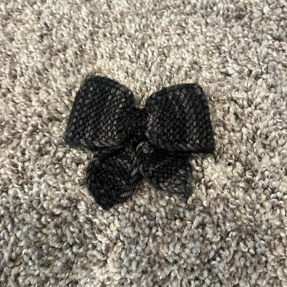 NWOT Misha & Puff Medium Puff Bow in Licorice - Picture 2 of 7